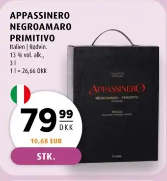 Scandinavian Park Appassinero Negroamaro Primitivo tilbud