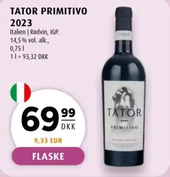 Scandinavian Park Tator Primitivo 2023 tilbud
