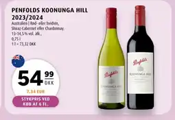 Scandinavian Park Penfolds Koonunga Hill 2023/2024 tilbud
