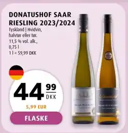 Scandinavian Park Donatushof Saar Riesling 2023/2024 tilbud