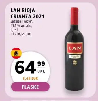 Scandinavian Park Lan Rioja Crianza 2021 tilbud