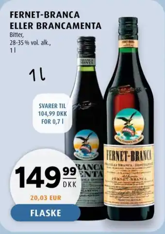 FERNET-BRANCA eller Brancamenta