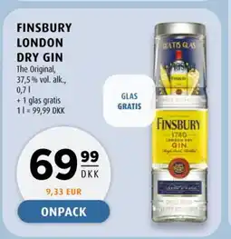 Scandinavian Park Finsbury London dry gin tilbud