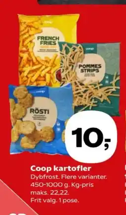 SuperBrugsen Coop kartofler tilbud
