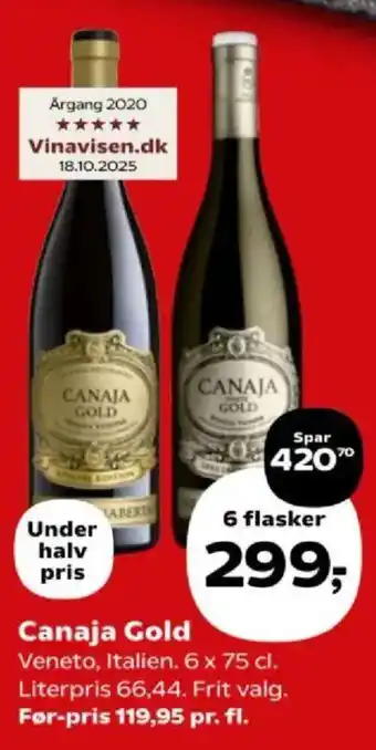 SuperBrugsen Canaja Gold tilbud