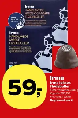 SuperBrugsen Irma luksus flødeboller tilbud
