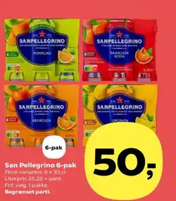 SuperBrugsen San Pellegrino 6-pak tilbud
