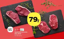 SuperBrugsen Dansk Kalv entrecote eller ribeye tilbud