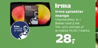 SuperBrugsen Irma spiseklar mango tilbud