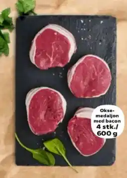 SuperBrugsen Okse- medaljon med bacon tilbud