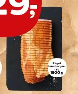 SuperBrugsen Røget hamburger- ryg tilbud
