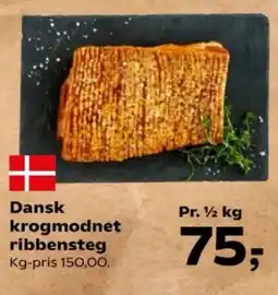 SuperBrugsen Dansk krogmodnet ribbensteg tilbud