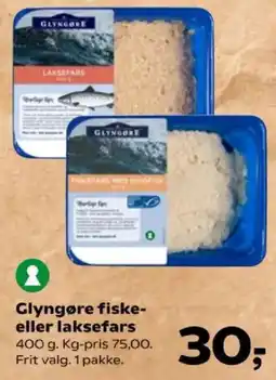 SuperBrugsen Glyngøre fiske- eller laksefars tilbud