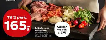 SuperBrugsen Delikatessens tapasplatte tilbud