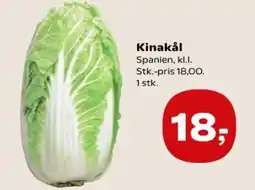 SuperBrugsen Kinakål tilbud