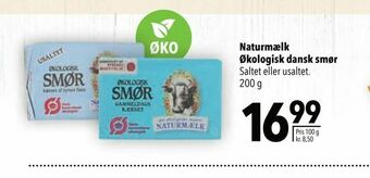 Citti Naturmælk Økologisk dansk smør tilbud