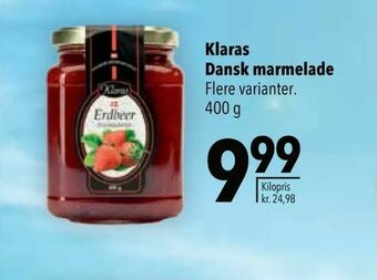 Citti Klaras Dansk marmelade tilbud