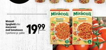 Citti Mirácoli Spaghetti eller maccaroni med tomatsauce tilbud
