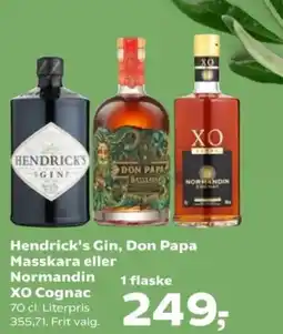 SuperBrugsen Hendrick's Gin, Don Papa Masskara eller Normandin XO Cognac tilbud