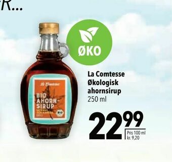 Citti La Comtesse Økologisk ahornsirup tilbud