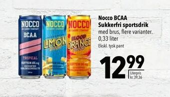 Nocco BCAA Sukkerfri sportsdrik