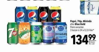 Citti Pepsi, 7Up, Mirinda eller Blue Keld tilbud