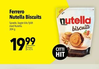 Citti Ferrero Nutella Biscuits tilbud