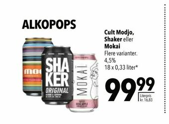 Citti Cult Modjo, Shaker eller Mokai tilbud