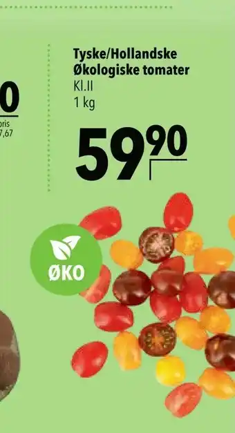Citti Tyske/Hollandske Økologiske tomater tilbud