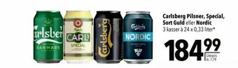 Citti Carlsberg Pilsner, Special, Sort Guld eller Nordic tilbud