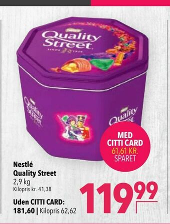 Citti Nestlé Quality Street tilbud