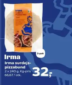 SuperBrugsen Irma surdejs- pizzabund tilbud
