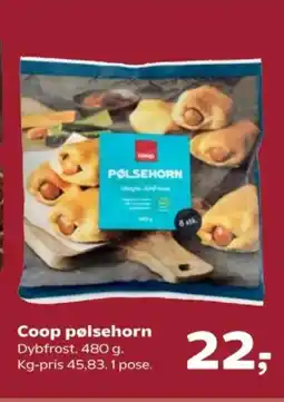 SuperBrugsen Coop pølsehorn tilbud