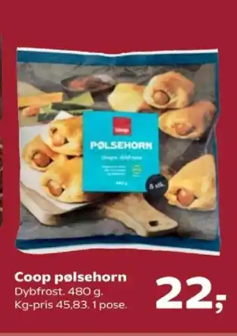 SuperBrugsen Coop pølsehorn tilbud