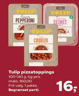 SuperBrugsen Tulip pizzatoppings tilbud
