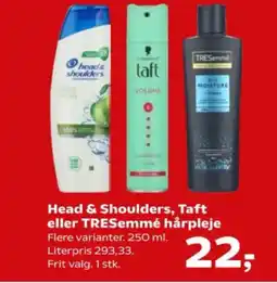 SuperBrugsen Head & Shoulders, Taft eller TRESemmé hårpleje tilbud