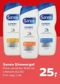 SuperBrugsen Sanex Showergel tilbud