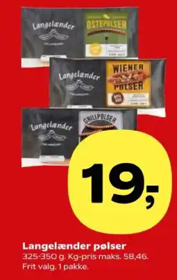 SuperBrugsen Langelænder pølser tilbud