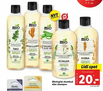 Let-Køb Økologisk skumbad eller shampoo tilbud