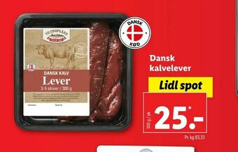 Let-Køb Dansk kalvelever tilbud