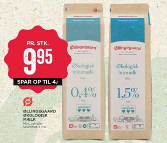 MENY Øllingegaard økologisk mælk tilbud