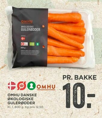 MENY Omhu danske økologiske gulerødder tilbud