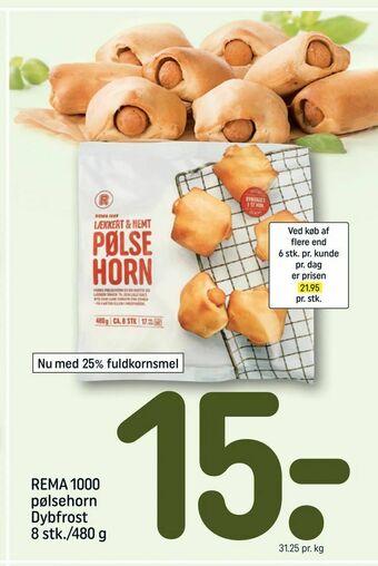 REMA 1000 REMA 1000 pølsehorn tilbud