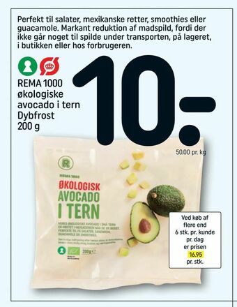 REMA 1000 REMA 1000 økologiske avocado i tern Dybfrost tilbud
