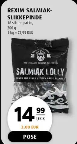 Scandinavian Park Rexim Salmiak Lolly tilbud