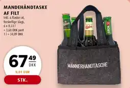 Scandinavian Park Mændehåndtaske af filt tilbud