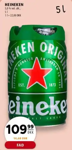 Scandinavian Park Heineken (5 L) tilbud