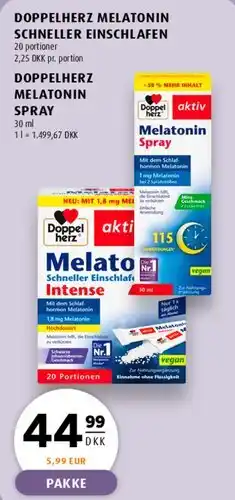 Scandinavian Park Doppelherz Melatonin tilbud