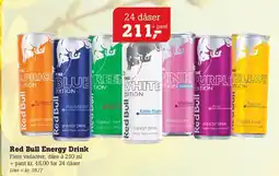 Poetzsch Padborg Red Bull Energy Drink (24 dåser) tilbud