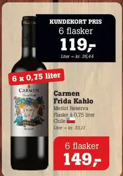 Poetzsch Padborg Carmen Frida Kahlo (vin, 6 flasker) tilbud